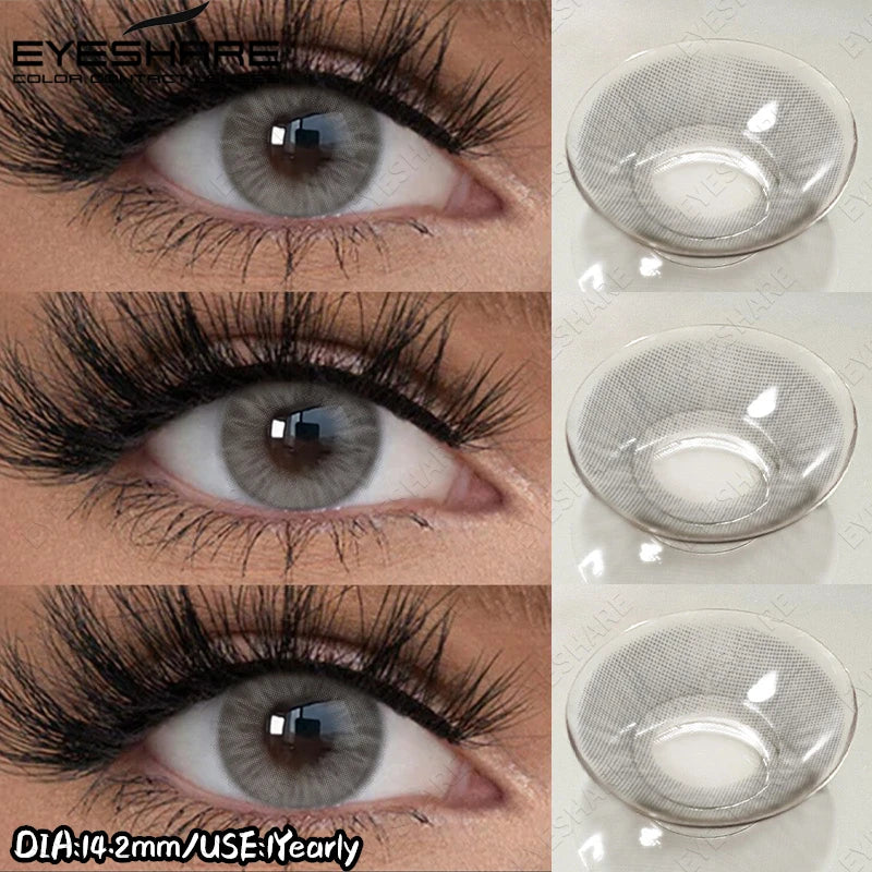 EYESHARE New Colored Contact Lenses Natural Gray Eye Lenses Brown Contacts Blue Pupils Lenses Fast Delivery Green Eye Lens