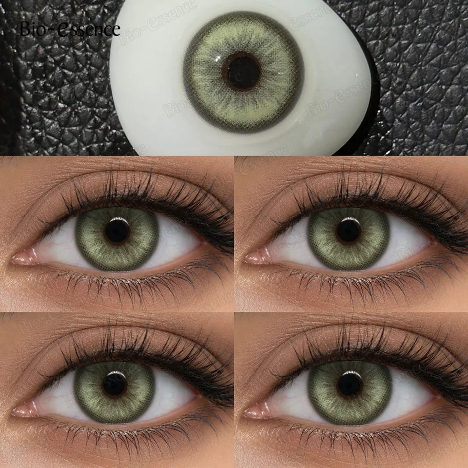 Bio-essence Color Contact PATTAYA Blue Lenses Big Eyes Black Lenses Beauty Pupils Cosmetic Brown Color Lens Gray Natural Yearly