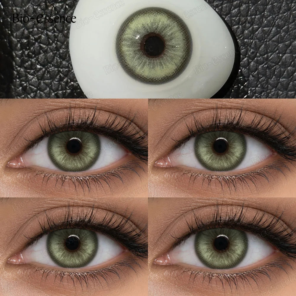 Bio-essence Color Contact PATTAYA Blue Lenses Big Eyes Black Lenses Beauty Pupils Cosmetic Brown Color Lens Gray Natural Yearly