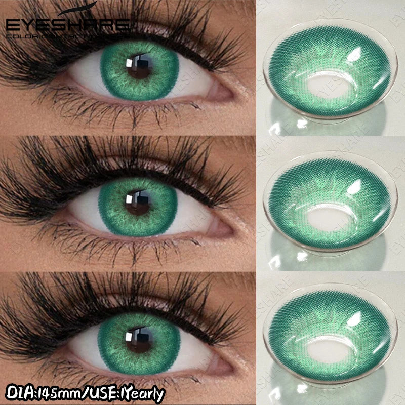 EYESHARE New Colored Contact Lenses Natural Gray Eye Lenses Brown Contacts Blue Pupils Lenses Fast Delivery Green Eye Lens