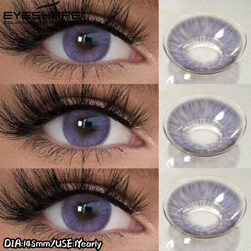 EYESHARE New Colored Contact Lenses Natural Gray Eye Lenses Brown Contacts Blue Pupils Lenses Fast Delivery Green Eye Lens