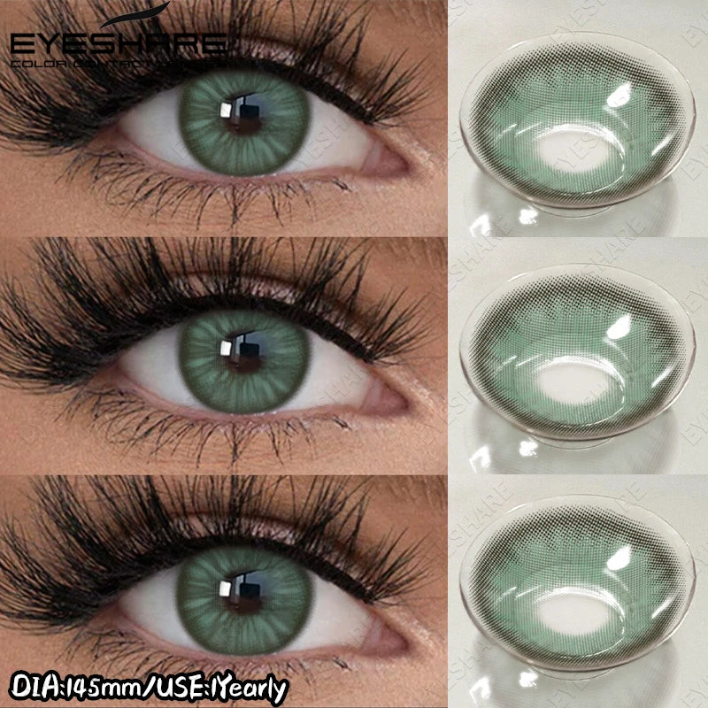 EYESHARE New Colored Contact Lenses Natural Gray Eye Lenses Brown Contacts Blue Pupils Lenses Fast Delivery Green Eye Lens