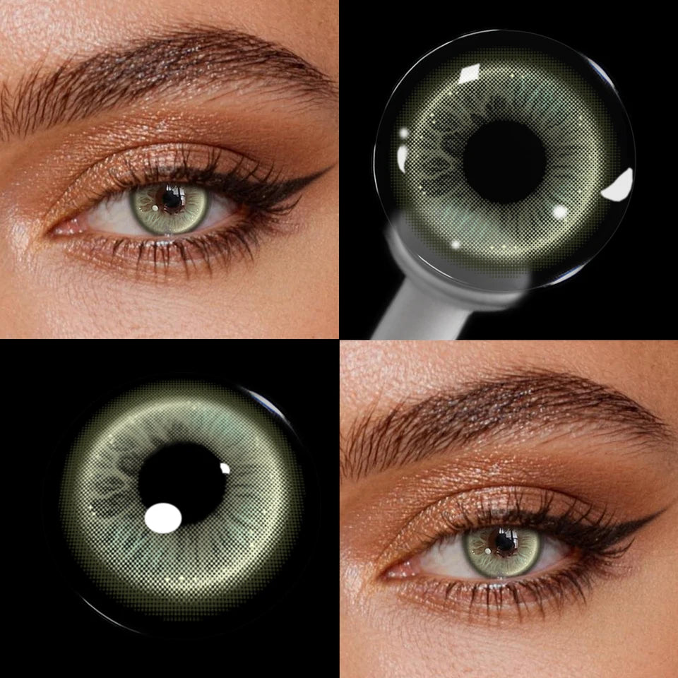Lalens Viva Blue Green 14.5mm Enlarging Effect 6 Months Colored Contact Lenses Fashion Soft Lens For Daily Makeup Eye Contacts