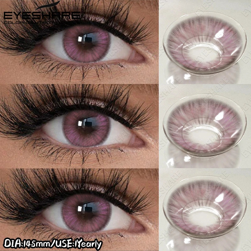 EYESHARE New Colored Contact Lenses Natural Gray Eye Lenses Brown Contacts Blue Pupils Lenses Fast Delivery Green Eye Lens