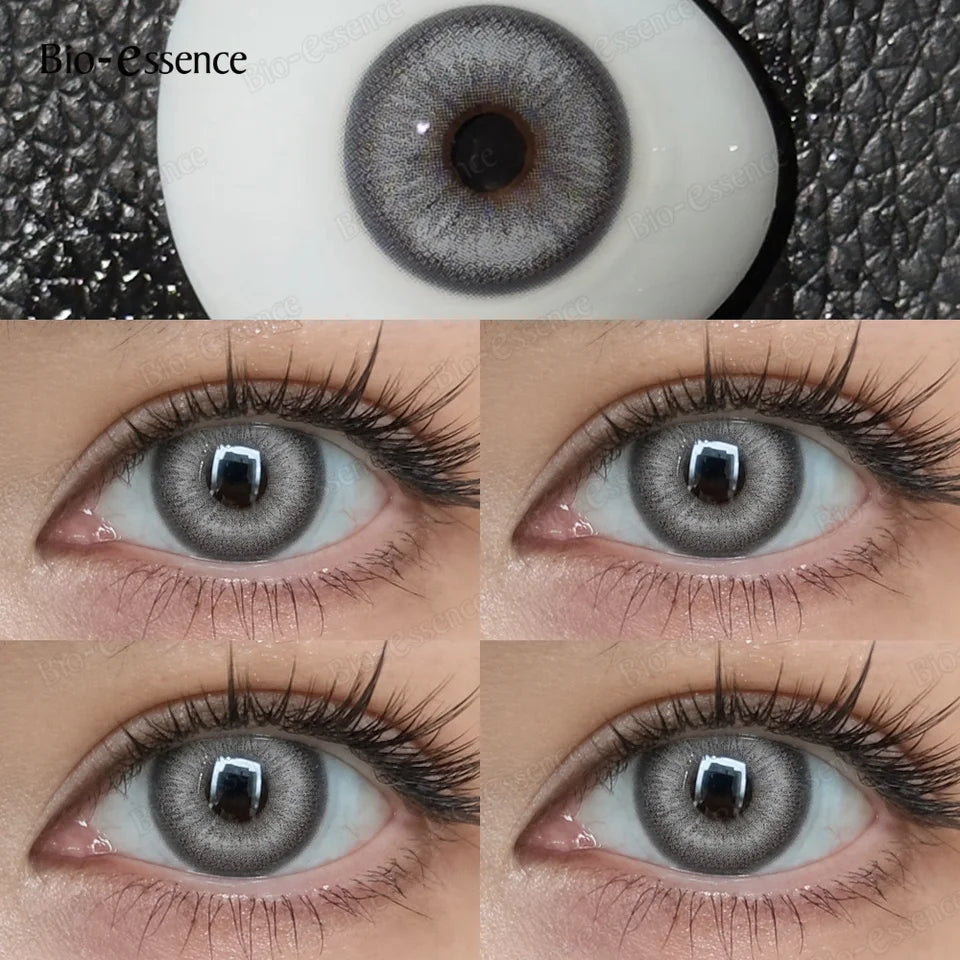 Bio-essence Color Contact PATTAYA Blue Lenses Big Eyes Black Lenses Beauty Pupils Cosmetic Brown Color Lens Gray Natural Yearly