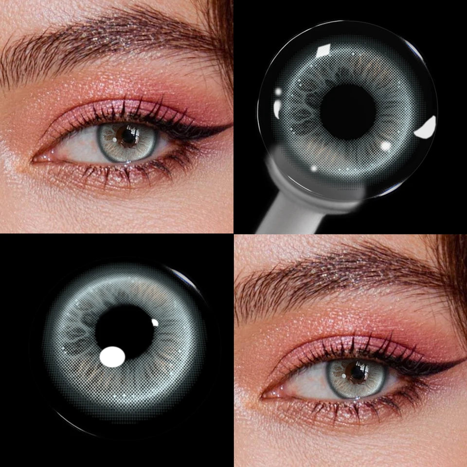 Lalens Viva Blue Green 14.5mm Enlarging Effect 6 Months Colored Contact Lenses Fashion Soft Lens For Daily Makeup Eye Contacts
