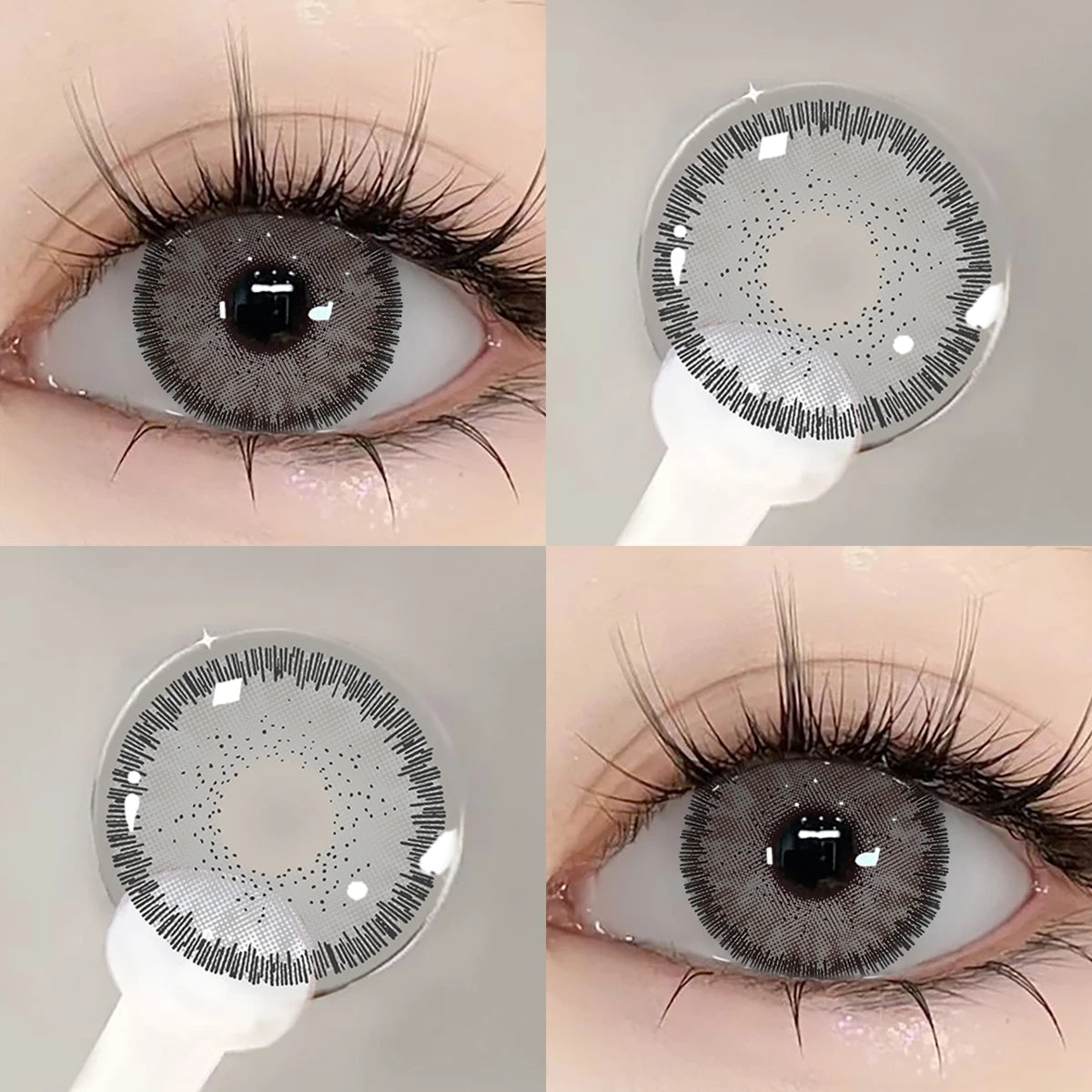 Bio-essence Color Contact PATTAYA Blue Lenses Big Eyes Black Lenses Beauty Pupils Cosmetic Brown Color Lens Gray Natural Yearly