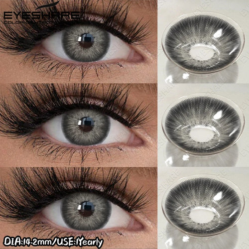 EYESHARE New Colored Contact Lenses Natural Gray Eye Lenses Brown Contacts Blue Pupils Lenses Fast Delivery Green Eye Lens
