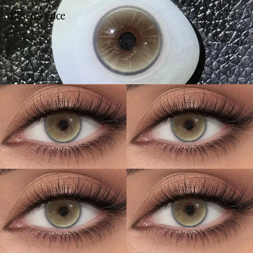 Bio-essence Color Contact PATTAYA Blue Lenses Big Eyes Black Lenses Beauty Pupils Cosmetic Brown Color Lens Gray Natural Yearly