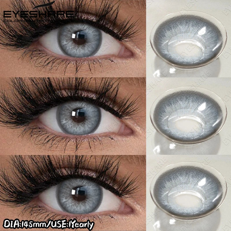 EYESHARE New Colored Contact Lenses Natural Gray Eye Lenses Brown Contacts Blue Pupils Lenses Fast Delivery Green Eye Lens