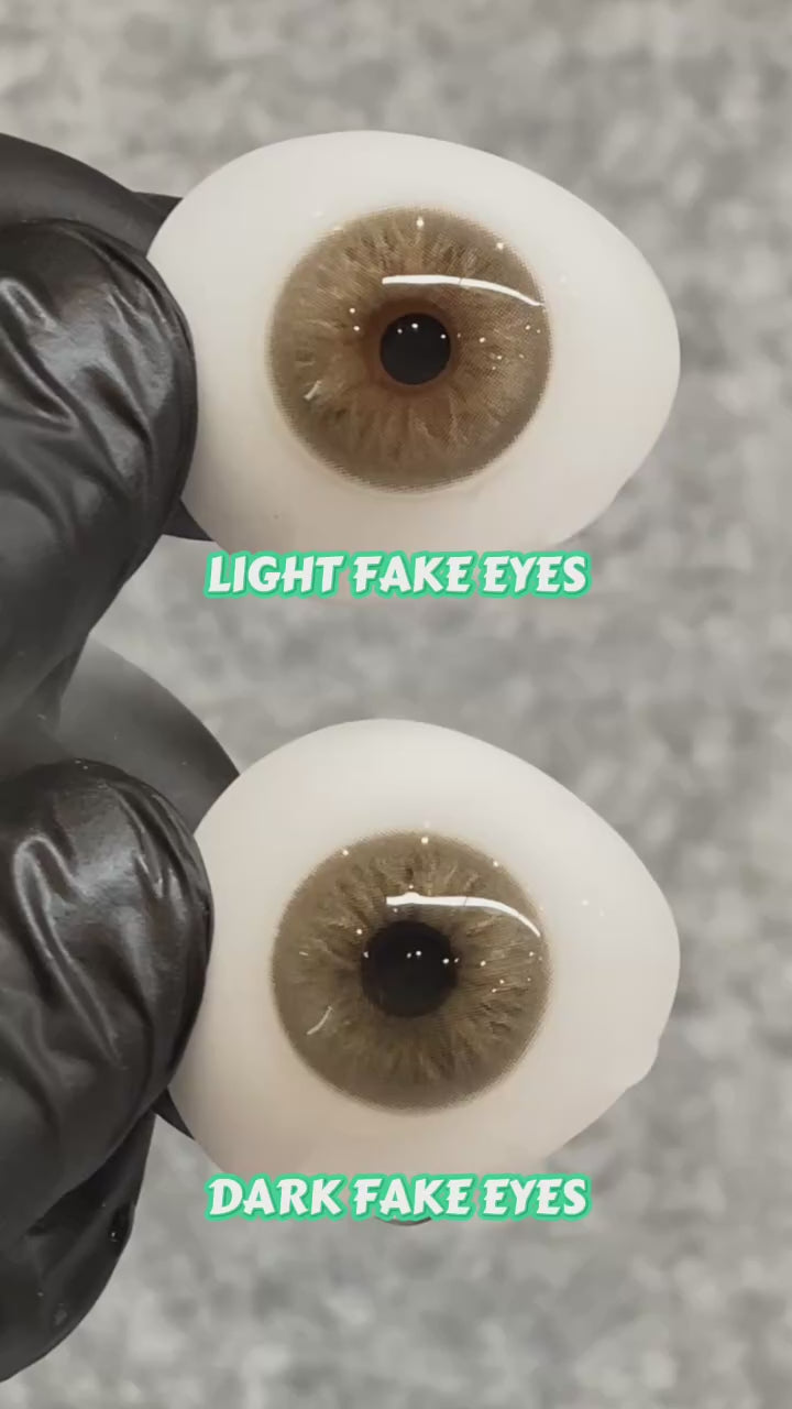 Lalens 14.5mm Natural Eye Beauty Brown Blue Colored Contact Lenses Half Yearly Soft Lens Cosmetic Eyewear For Women Daily Makeup